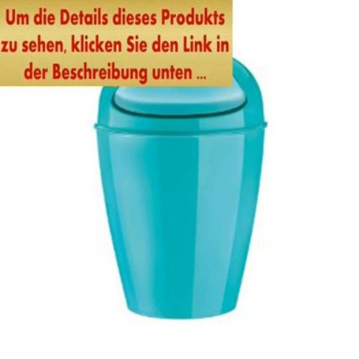 Angebote Koziol Schwingdeckeleimer Del XS solid türkis