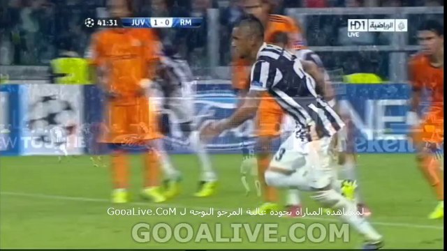 Arturo Vidal Amazing Goal Juventus FC Vs Real Madrid CF 1-0 Gooalive.com ~ 05/11/2013