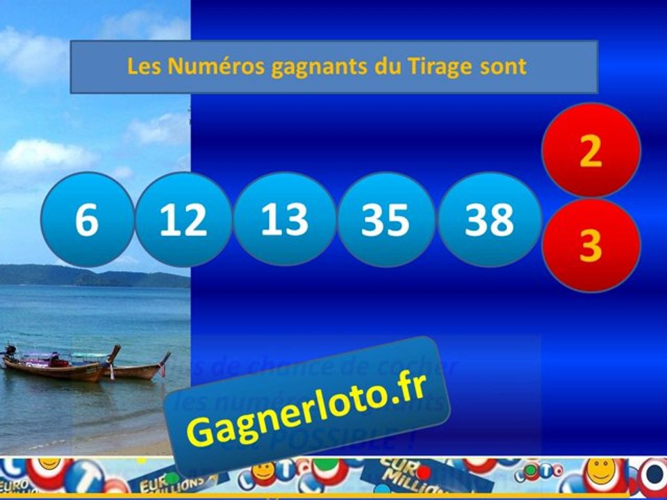 Euromillions Resultat tirage mardi 5/11 novembre numéro gagnant