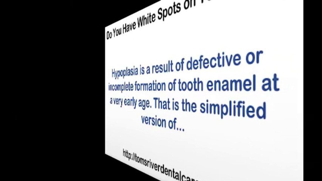 The Meaning of White Spots on Your Teeth