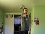 Back hand to back hand aerial to intercept wrist spin [Freechaku / Freestyle Nunchaku]