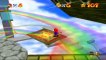 Super Mario 64 - Course Arc-en-Ciel - Etoile 6 : L'arc-en-ciel et au-delà