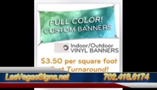 Vinyl Banners in Las Vegas, NV | 702-418-6174
