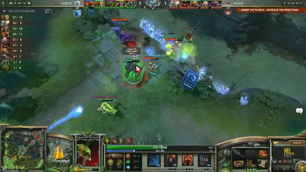 Team Liquid vs Mousesports Game 2 - DOTA 2 Champions League - TobiWan & Clairvoyance