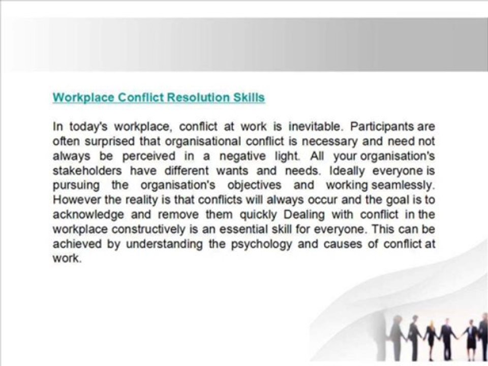 Developing Better Conflict Resolution Skills: How it Benefits your Business
