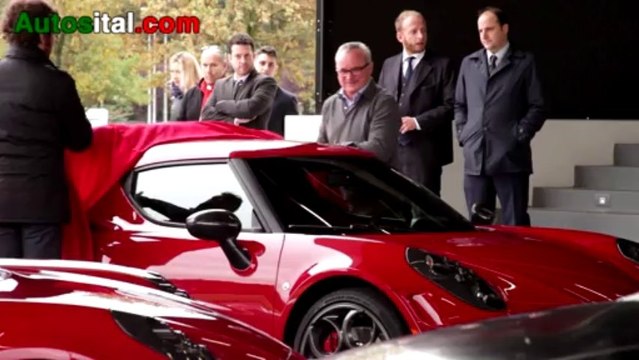 Livraison à Balocco des cinq premières Alfa Romeo 4C - Autosital