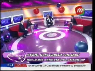 La últimas entrevistas de Juan Carlos Calabró, Anibal y Johny Tolengo