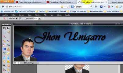 Video Explicativo donde Te Enseño A Crear Un Header Atractivo Para Tu Blog En Wasanga