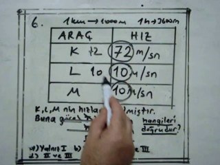 OKYANUS YGS FİZİK VİDEO ÇÖZÜM SORU 6