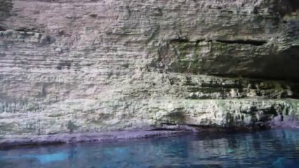 VISITE DE LA GROTTE DU DRAGON A BONIFACIO (CORSE DU SUD)  OCTOBRE 2013