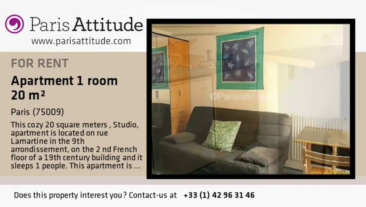 Studio Apartment for rent - Notre Dame de Lorette, Paris - Ref. 1712