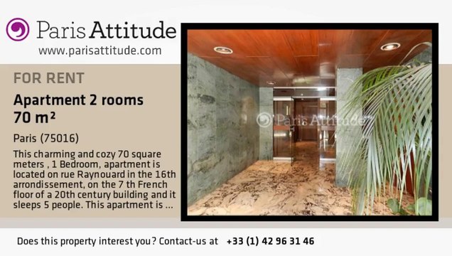 1 Bedroom Apartment for rent - La Muette, Paris - Ref. 8332