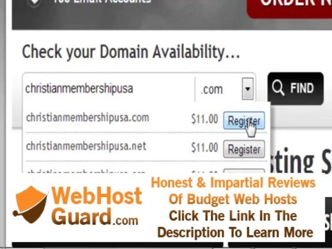 How to create a Hosting account and register a Domain Name for only $56-year