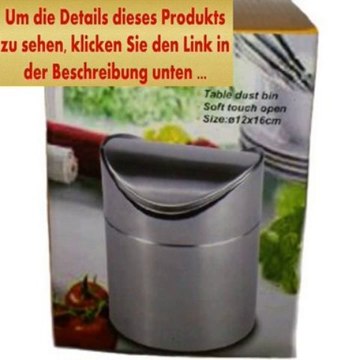 Angebote Tischabfall Schwingdeckeleimer Tischabfalleimer Abfalleimer Edelstahl