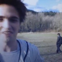 Twi bts : Rob practicing  the baseball scene