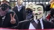 Masked marchers hold rallies in cities worldwide on Guy Fawkes Day