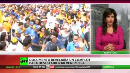 (Video) Documento evidencia un plan de desestabilización contra Venezuela