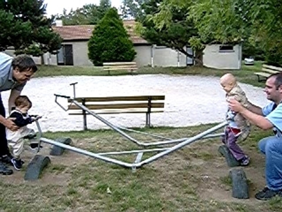 Sur la balançoire