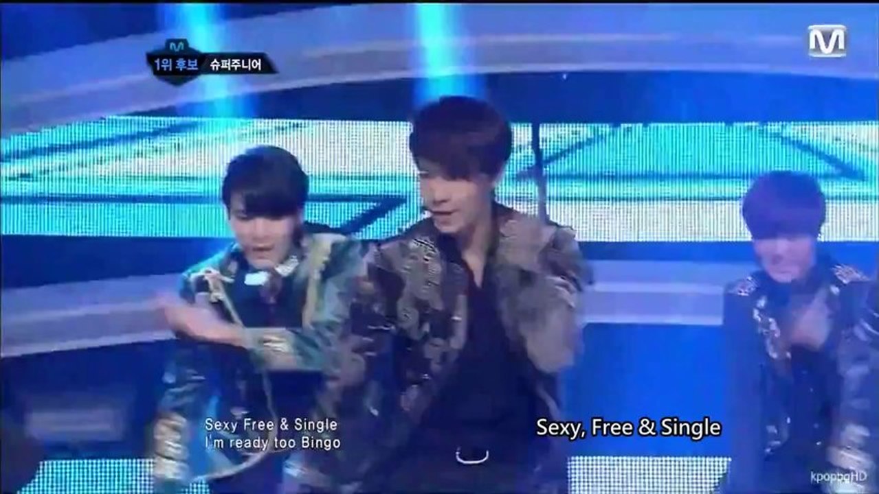 【應援中字】20120712 Super Junior - Sexy, Free   Single