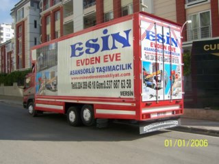 esin evden eve asansörlü taşımacılık