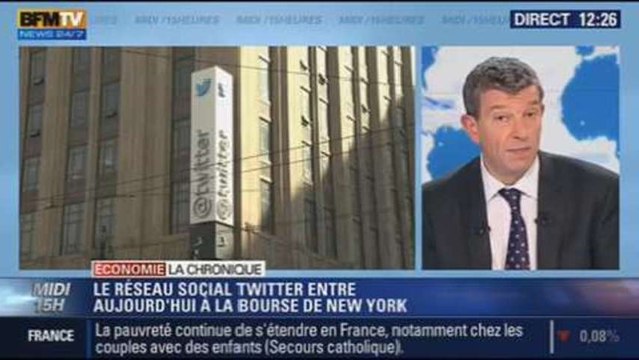 La Chronique éco de Nicolas Doze: twitter entre en bourse à Wall Street - 07/11
