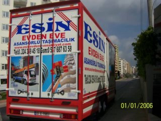 esin evden eve asansörlü taşımacılık