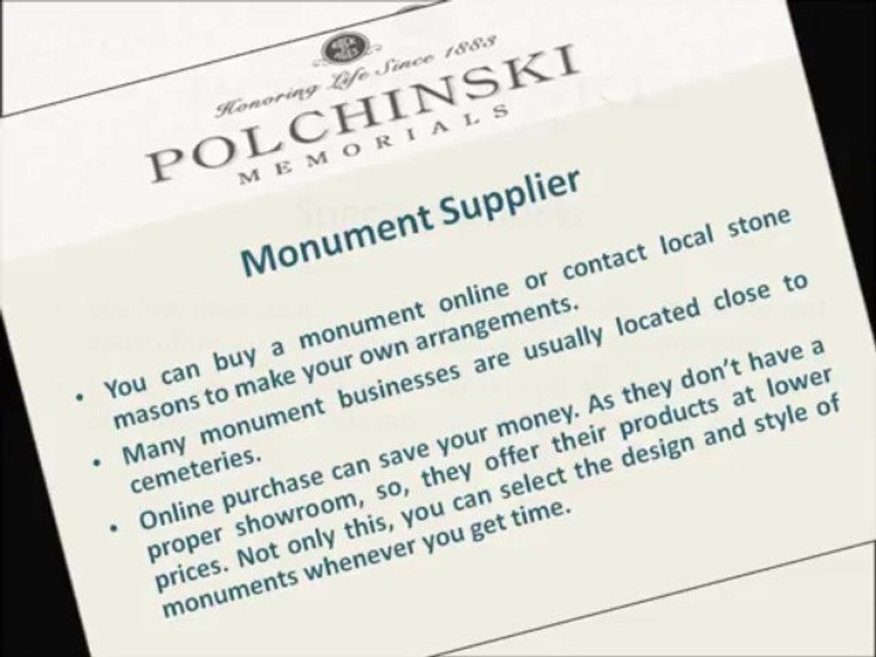 Things To Know Before Buying A Headstone or Monument