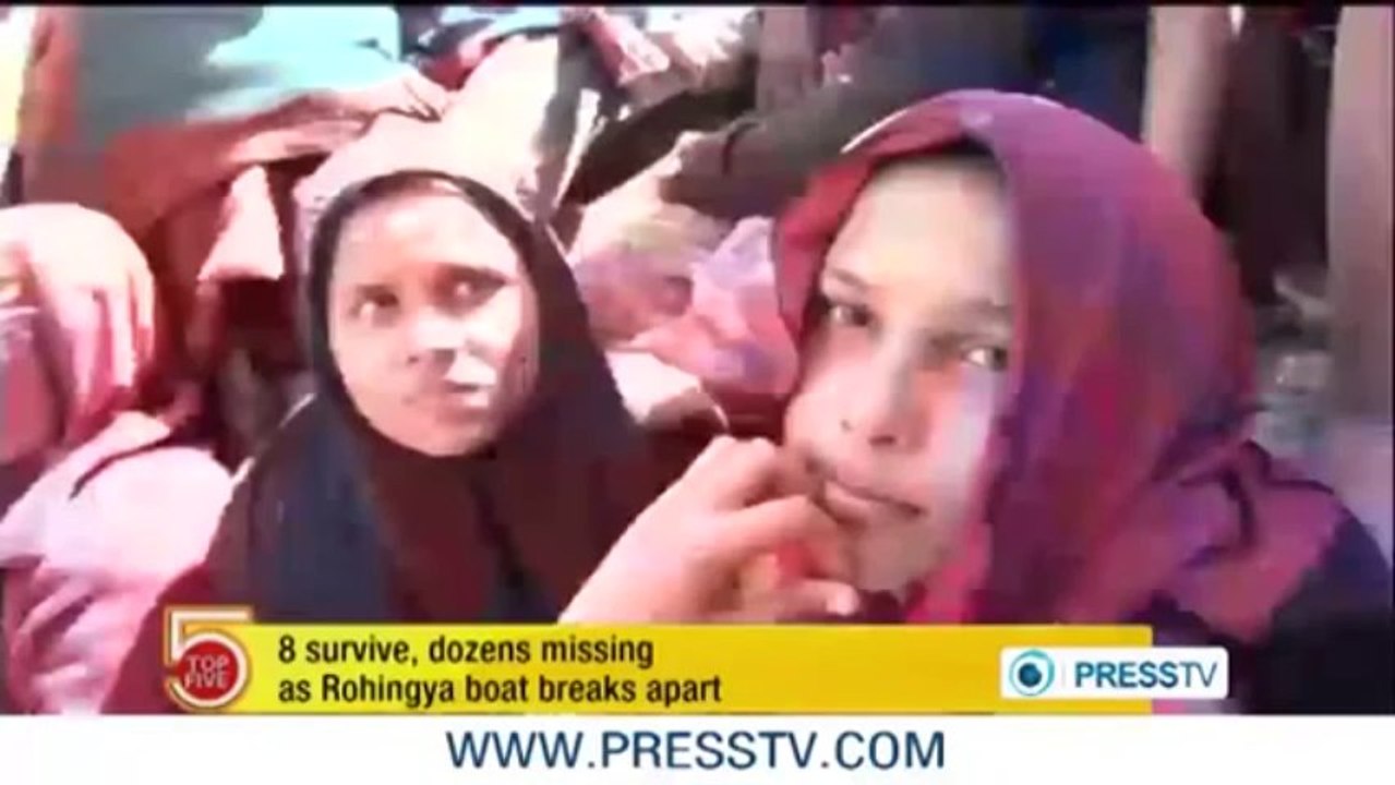 Dozens of Rohingyas missing after boat sinks off Myanmarالعشرات من الروهينجا في عداد المفقودين بعد غرق قارب قبالة ميانمار