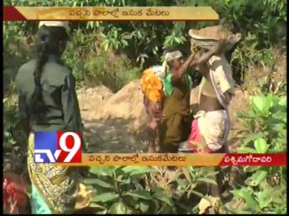 Sand on 100 acres of rice fields