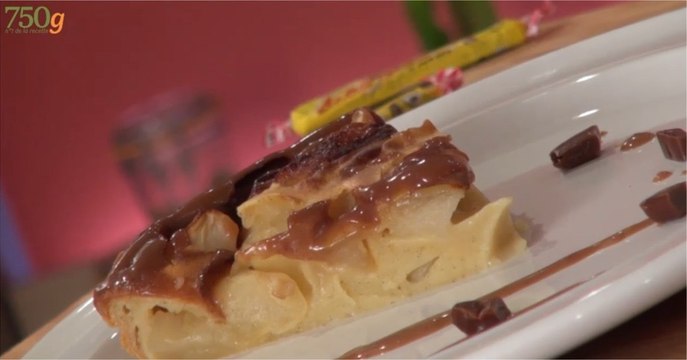 Recette de Gâteau aux pommes, sauce Carambar - 750 Grammes