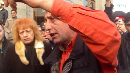 Շանթ Հարությունյանը երթից առաջ խոսում է հեղափոխության մասին