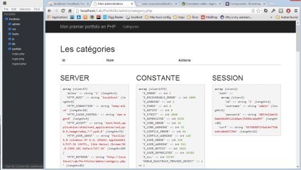 Créer un portfolio de A à Z en PHP Brut (Part3)