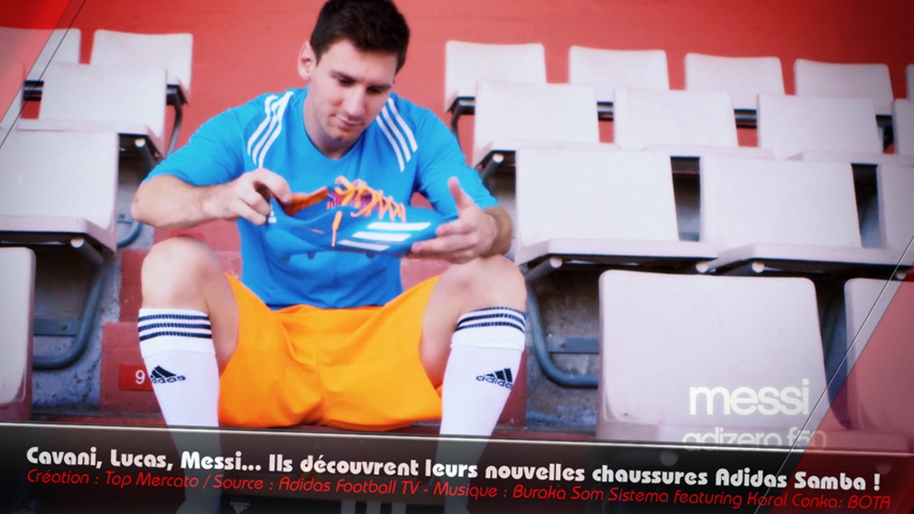 Cavani, Lucas, Messi... Ils découvrent leurs nouvelles chaussures Adidas  Samba ! - Vidéo Dailymotion