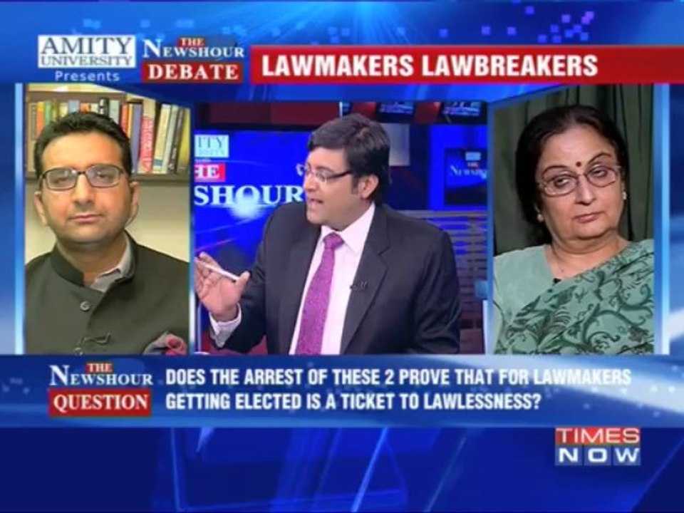 The Newshour Debate: Lawmakers lawbreakers - Part 1