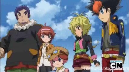 Beyblade Shogun Steel Episode 13-A Fierce Synchrome Battle English Dubbed