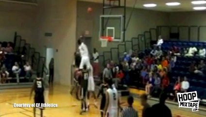 Insane Dunk Head Over The Rim
