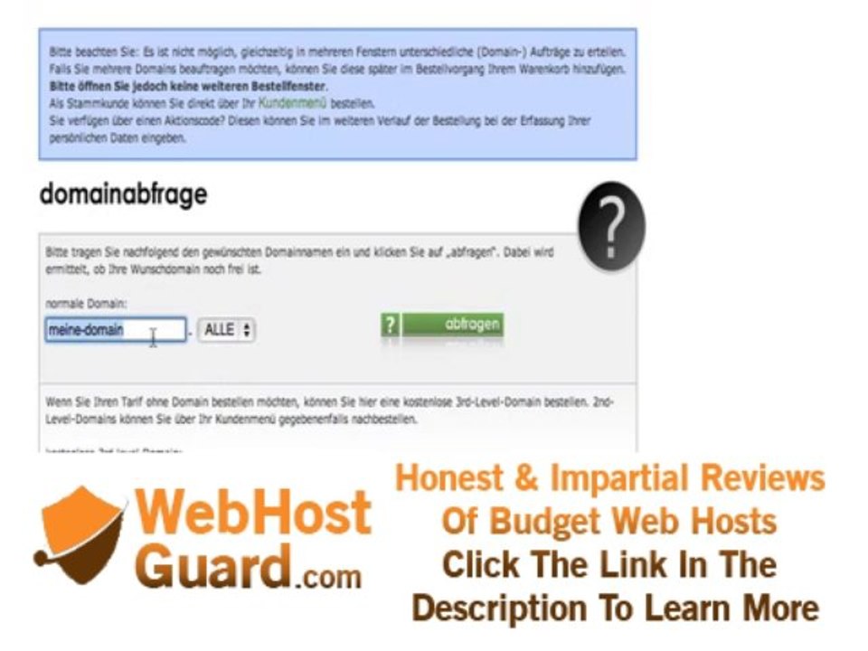 Anleitung: Wordpress kompatibles Webhosting-Paket bestellen