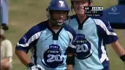 12 runs off 1 ball  The MOST Amazing finish ever !!!!