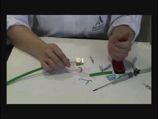 Consigne cablage connecteur RJ45 coccinelle one pouce CAT6A