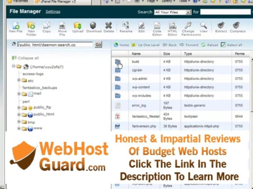 how to unzip files in cpanel hosting, hostgator, bluehost, extracting files