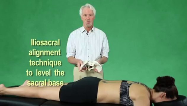 Deep tissue massage & stretch for SI joint and back pain