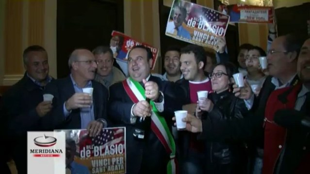 Bill De Blasio nuovo Sindaco di New York, a Sant’Agata de’ Goti si festeggia con spumante