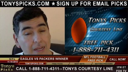 Green Bay Packers vs. Philadelphia Eagles Pick Prediction NFL Pro Football Odds Preview 11-10-2013