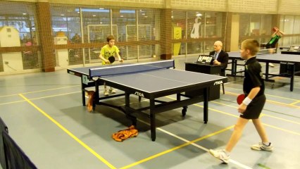 Tennis de table - Journée finale du Circuit provincial des jeunes 2013