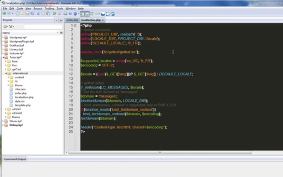 Tutoriel PHP - Internationaliser son Site