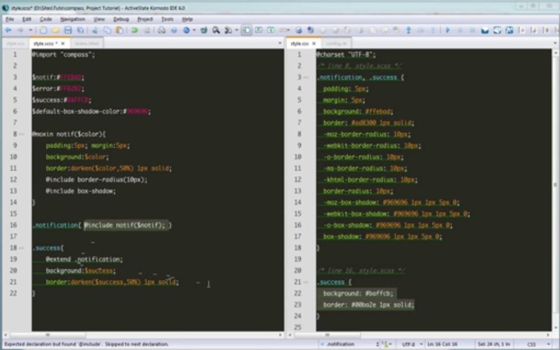 Tutoriel HTML/CSS - Framework CSS Compass