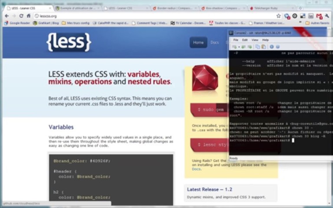 Tutoriel HTML/CSS - Framework CSS LESS