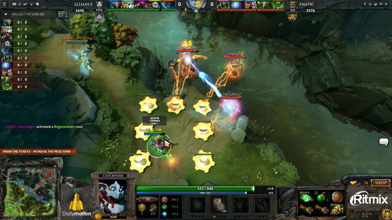 Alliance vs FnatiC game 2 @ D2CL Season 1 (Russian)