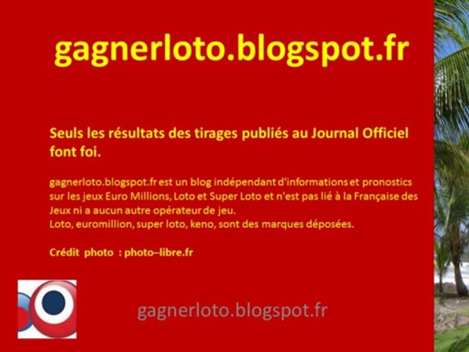 RESULTAT: Tirage  LOTO Résultat  lundi 11 novembre 11/11 numero gagnant