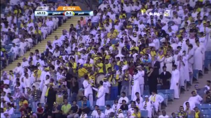 هدف الاتفاق الثاني من حمد الحمد في النصر - النصر 2-2 الاتفاق HD